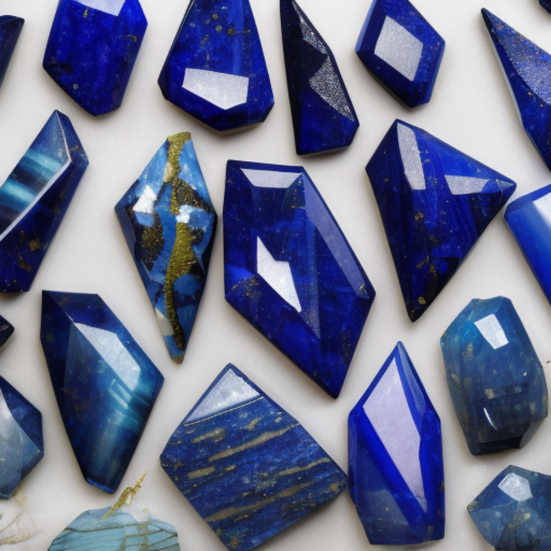 The Celestial Sibha - Lapis Lazuli and Ebony - 99 Beads, 8mm