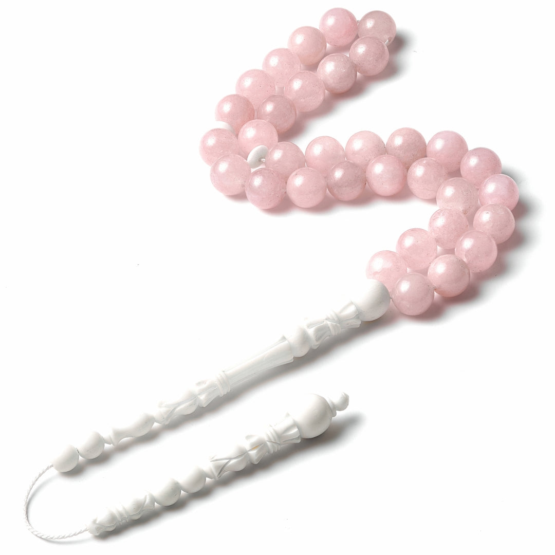 Delicate Rose Quartz Gemstones - 33 Blessings Collection - Limited Edition - 33 Beads
