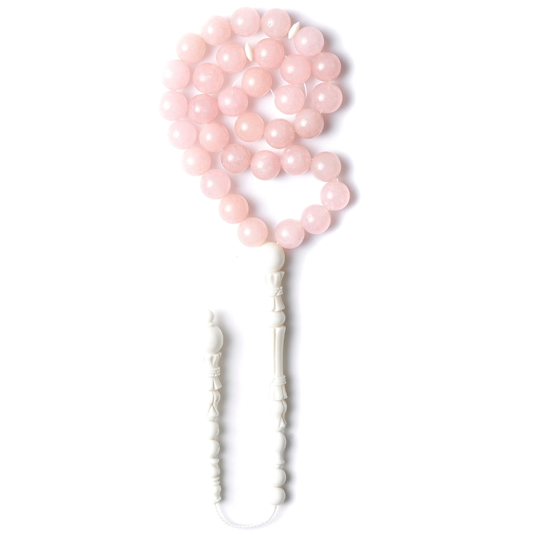 Delicate Rose Quartz Gemstones - 33 Blessings Collection - Limited Edition - 33 Beads