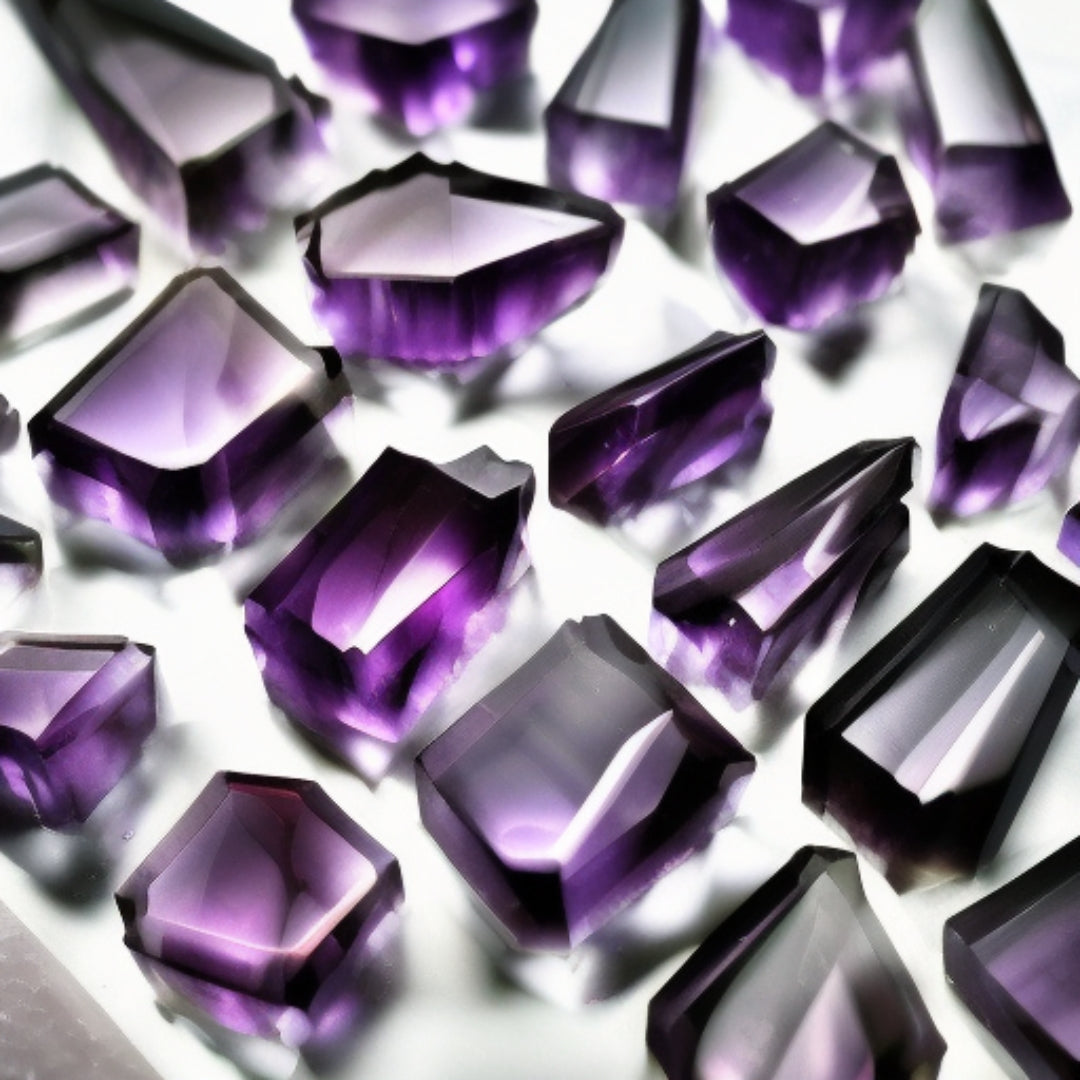 The Traveller Sibha Bracelet: Amethyst and Ebony - 99 Beads, 5.5mm