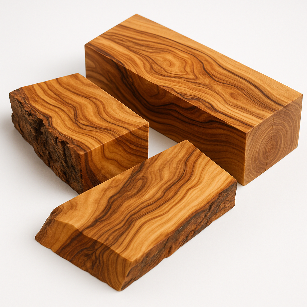 The Connoisseur Sibha: Grained Olive Wood (Pomme Edition), 33 Beads, 13mm