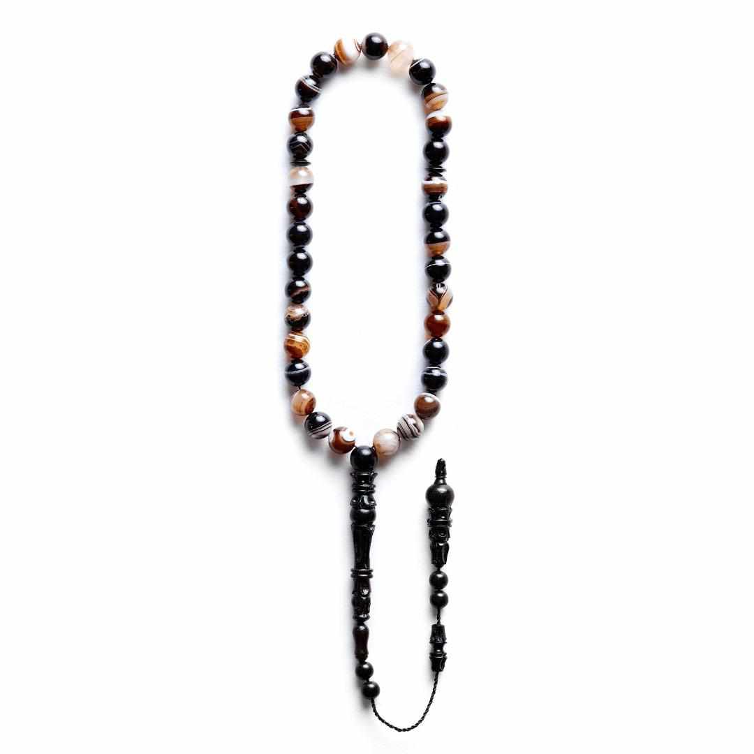 Sublime Sulieman's Stones - 33 Blessings Collection - Limited Edition - 33 beads-Islamic Prayer Beads- Tasbih-Misbah-سبحة-مسبحة-BasmalaBeads-Basmala