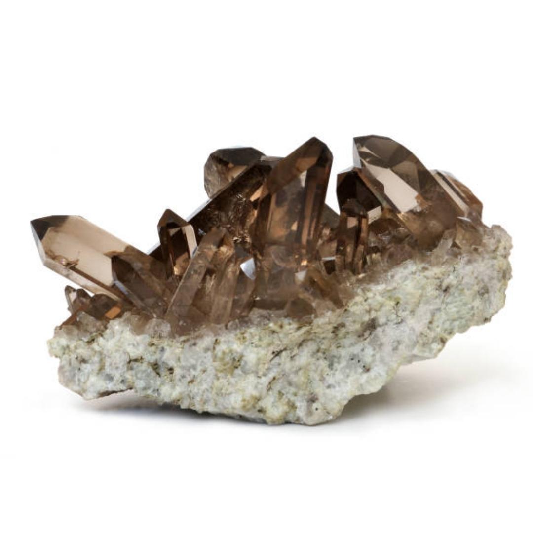 The Traveller Sibha Bracelet: Smoky Quartz and Ebony - 99 Beads, 5.5mm