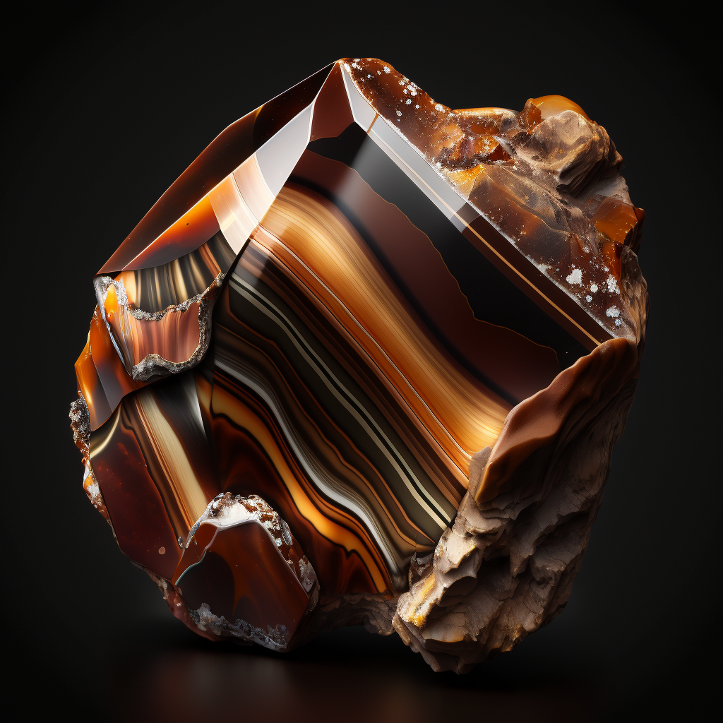 The Sublime Sibha: Sulieman's Aqeeq and Ebony - 33 Beads, 10mm