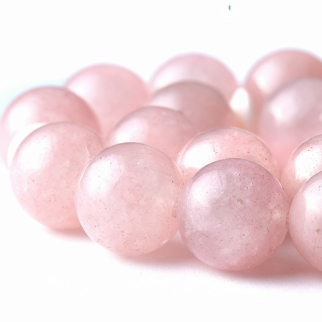 Delicate Rose Quartz Gemstones - 33 Blessings Collection - Limited Edition - 33 Beads