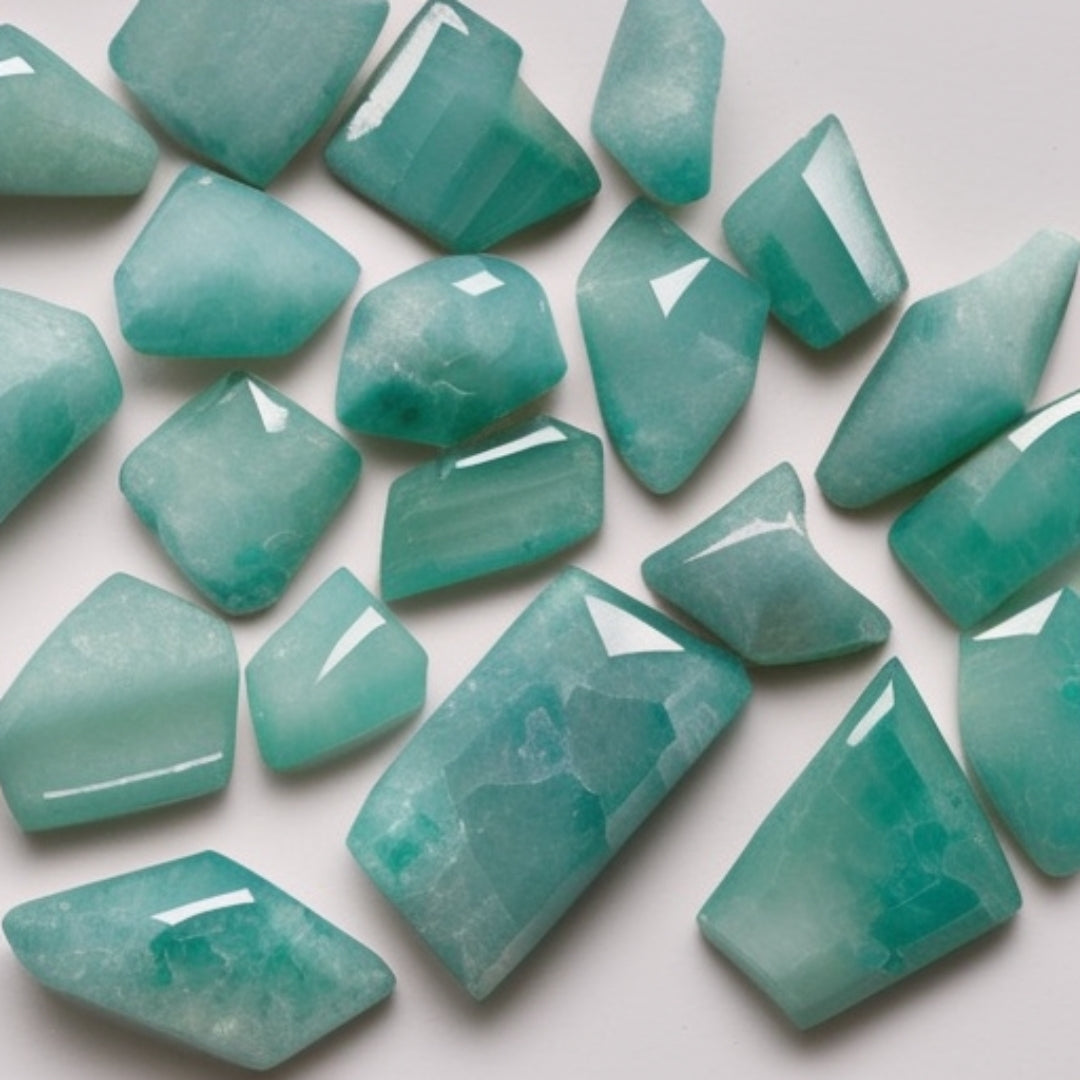 The Voyager Sibha Bracelet: Amazonite and Dromedary (Unisex) - 33 Beads, 10mm